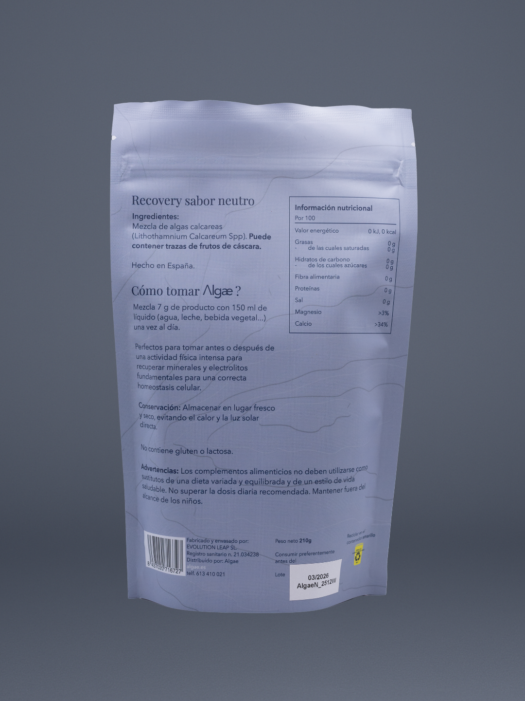 Algae - Recovery Natural