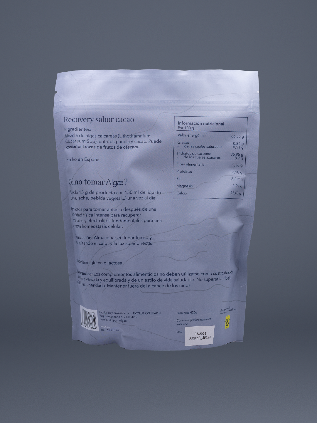 Algae - Recovery Natural